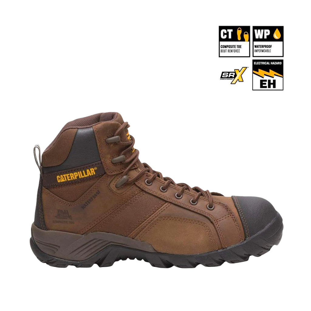 Botas industriales Argon Hi para hombre color café