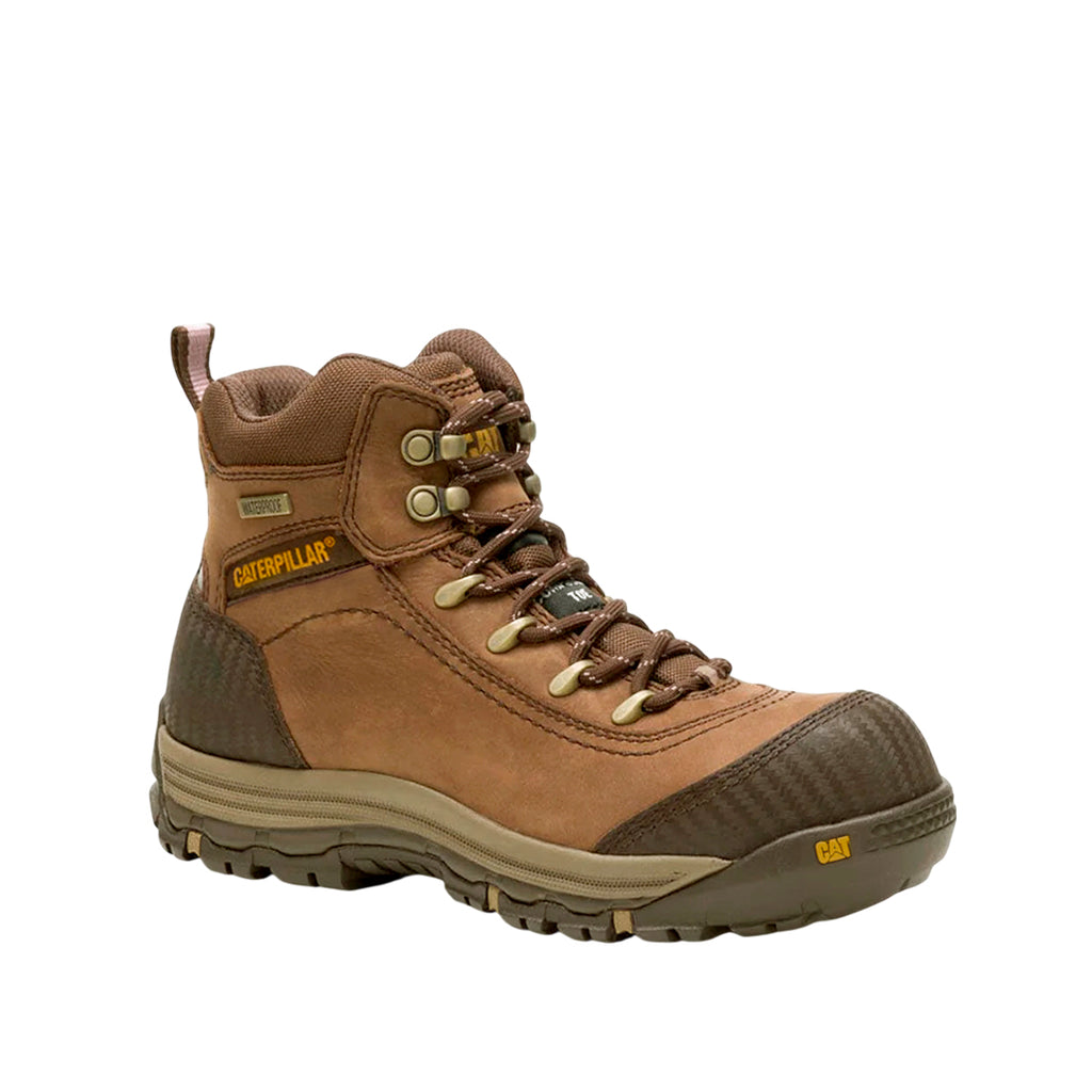 Botas industriales Ally 6 WP para mujer color café