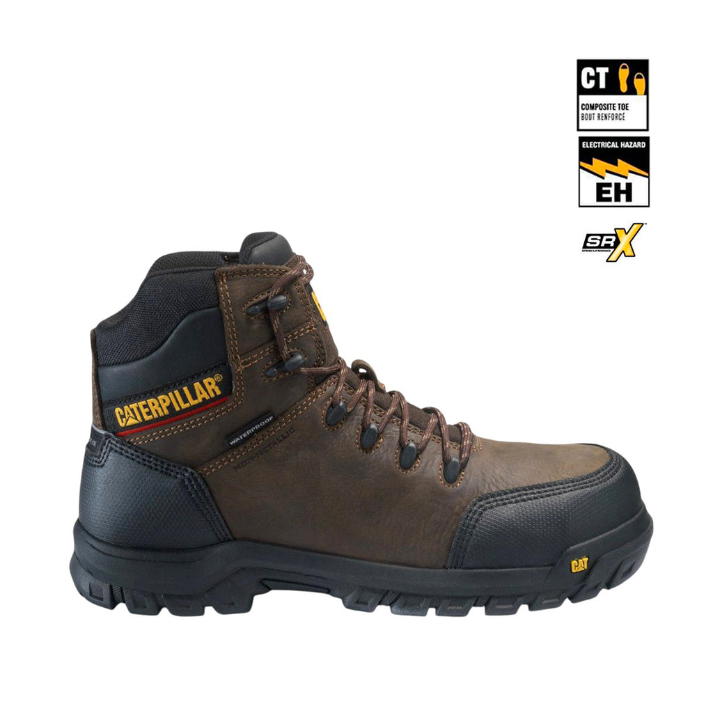 Botas industriales Resorption CT WP para hombre color café