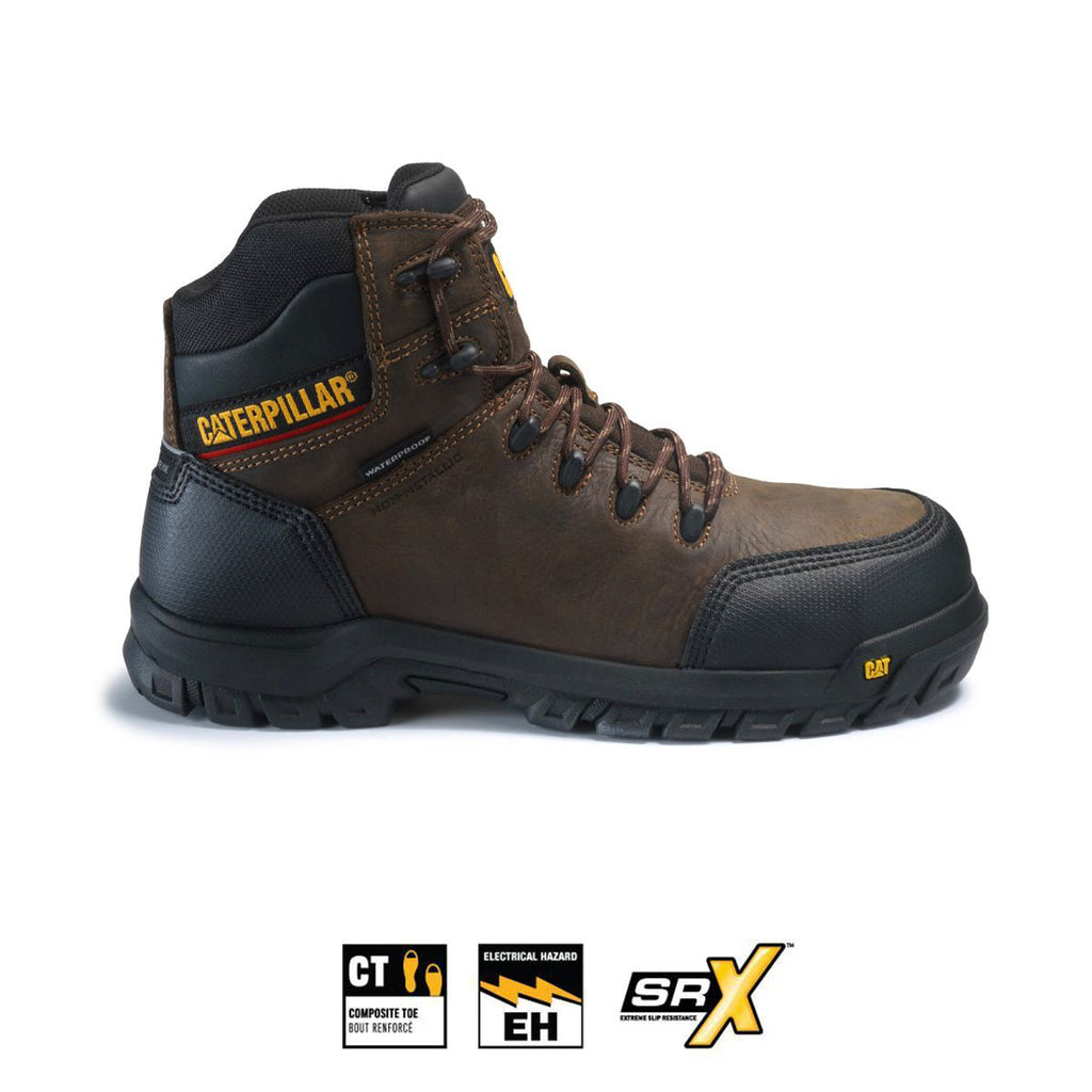 Botas industriales Resorption CT WP para hombre color café