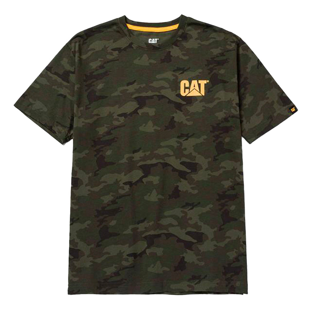 Camiseta CAT pecho para hombre color olivo