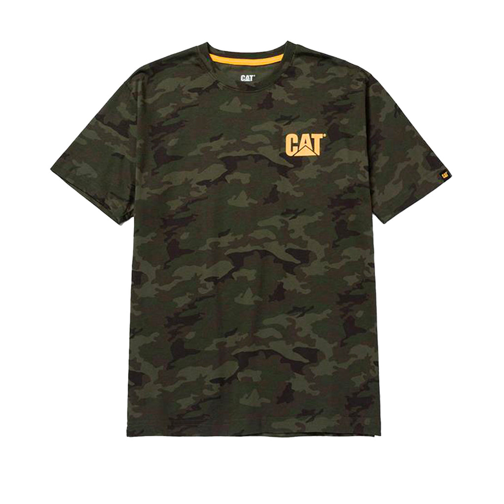 Camiseta CAT pecho para hombre color olivo