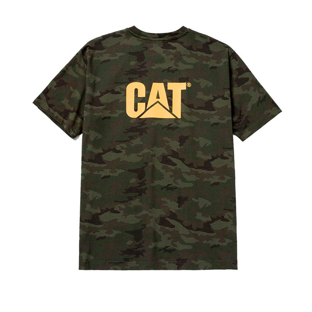 Camiseta CAT pecho para hombre color olivo