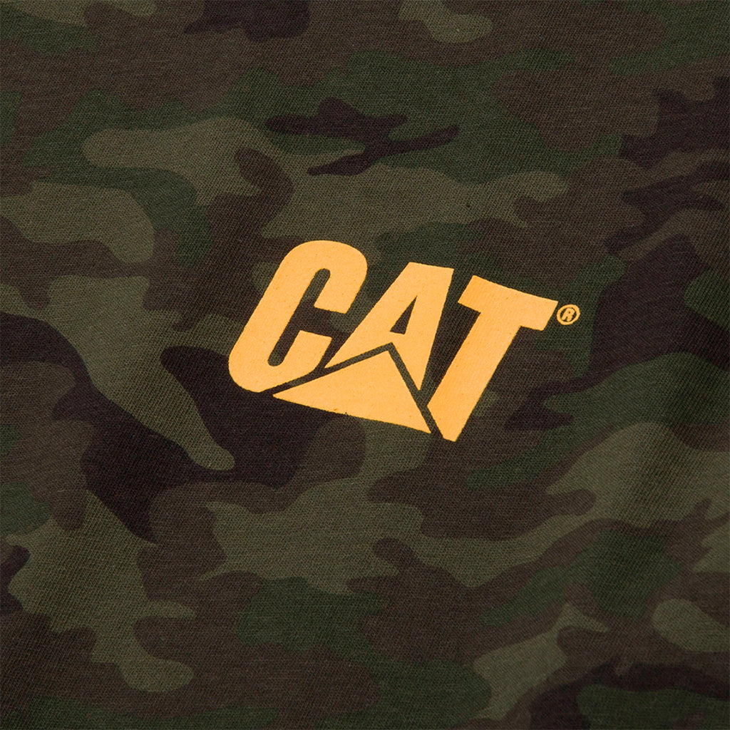 Camiseta CAT pecho para hombre color olivo