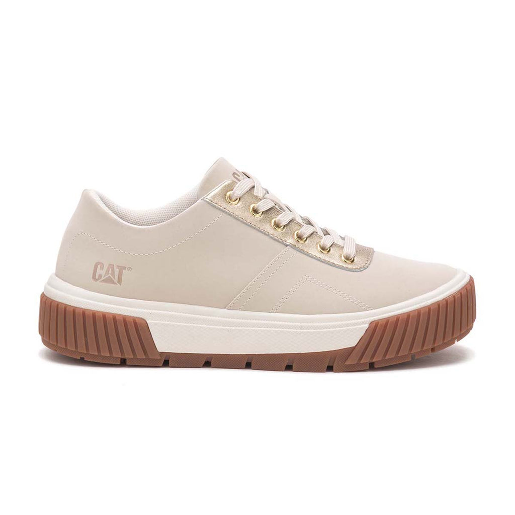 Sneakers AMP gold para mujer color beige