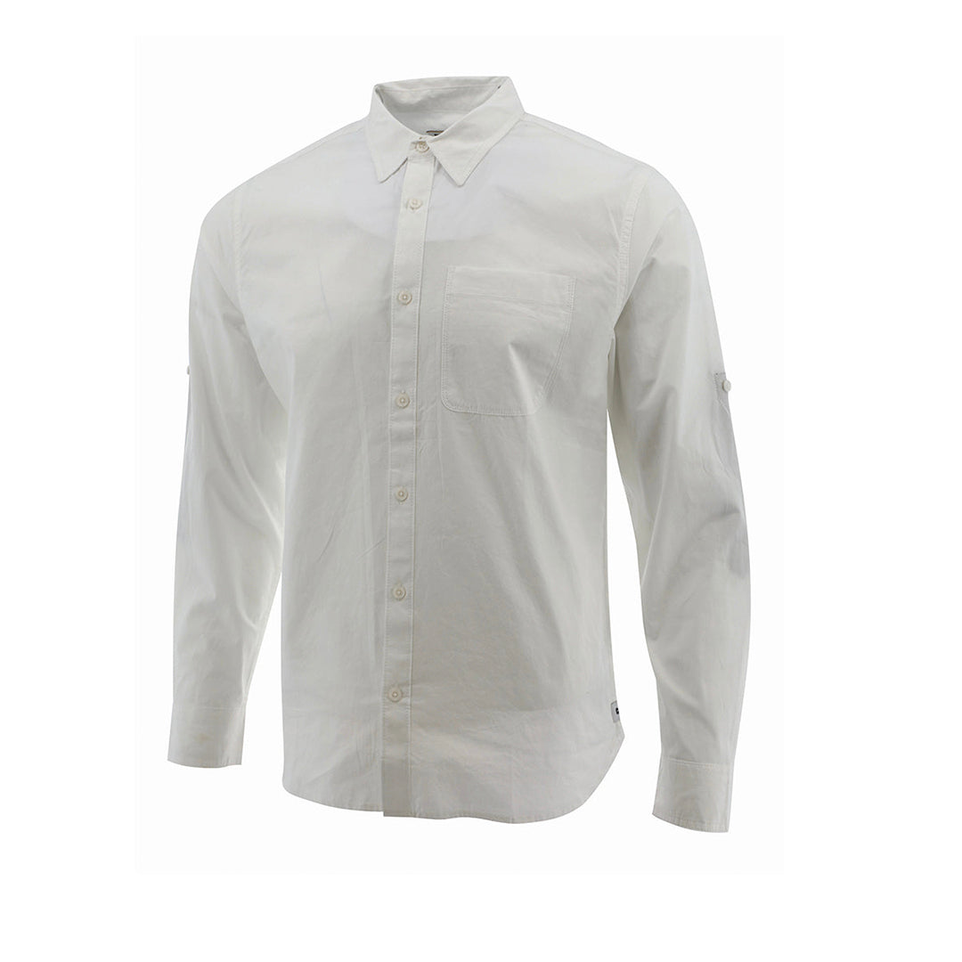 Camisa Convertible para hombre color blanco