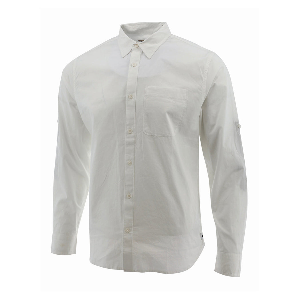 Camisa Convertible para hombre color blanco