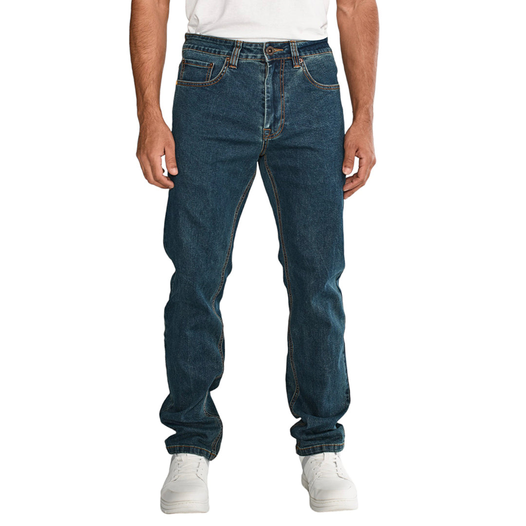 Jeans Triblend Slim para hombre color navy