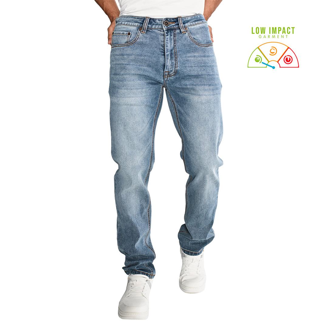 Jeans Triblend Slim para hombre color marino