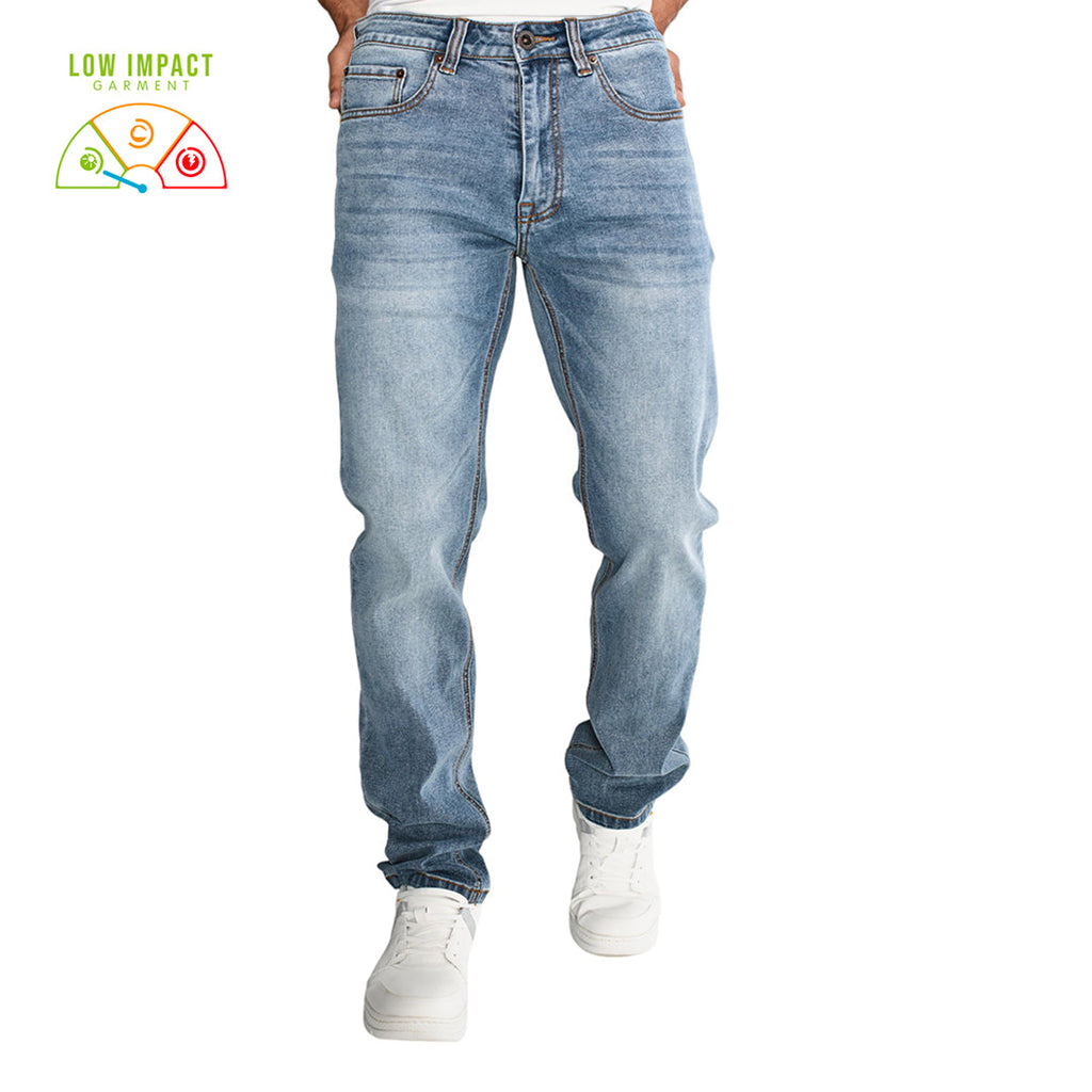 Jeans Triblend Slim para hombre color marino