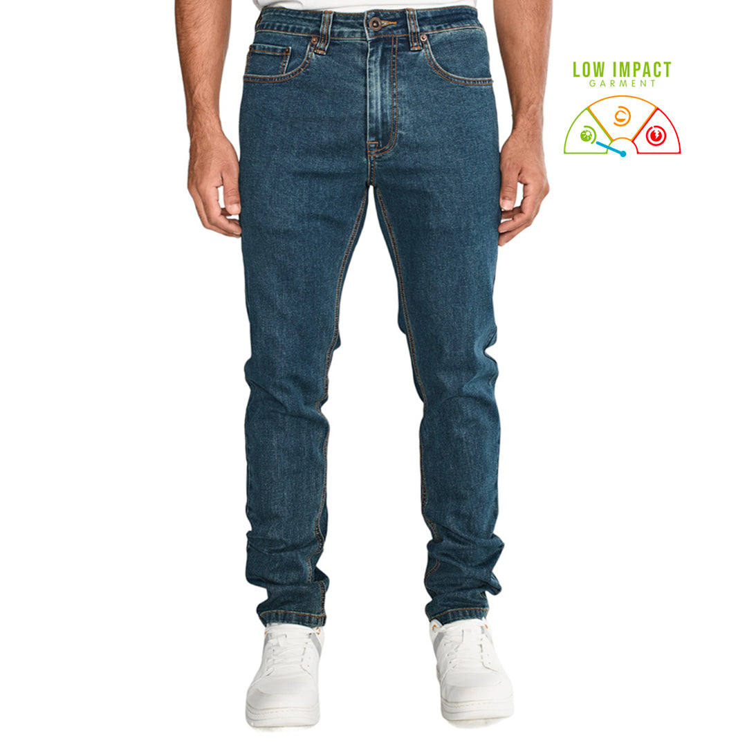 Jeans Triblend Skinny para hombre color navy