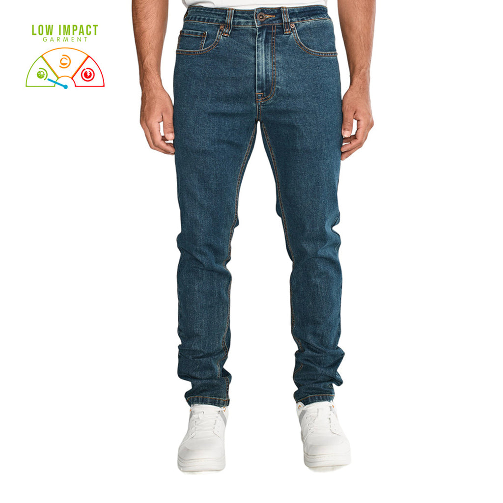 Jeans Triblend Skinny para hombre color navy