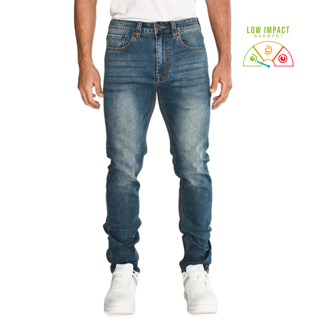Jeans Triblend Skinny para hombre color azul