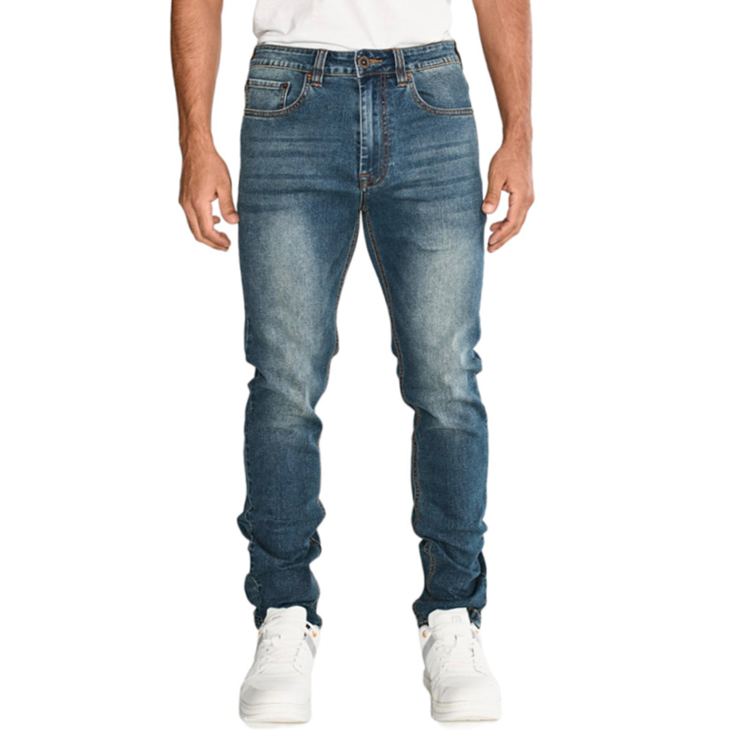 Jeans Triblend Skinny para hombre color azul