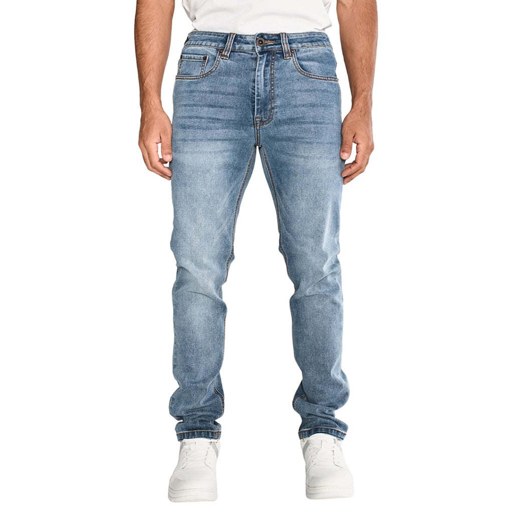 Jeans Triblend Skinny para hombre color marino