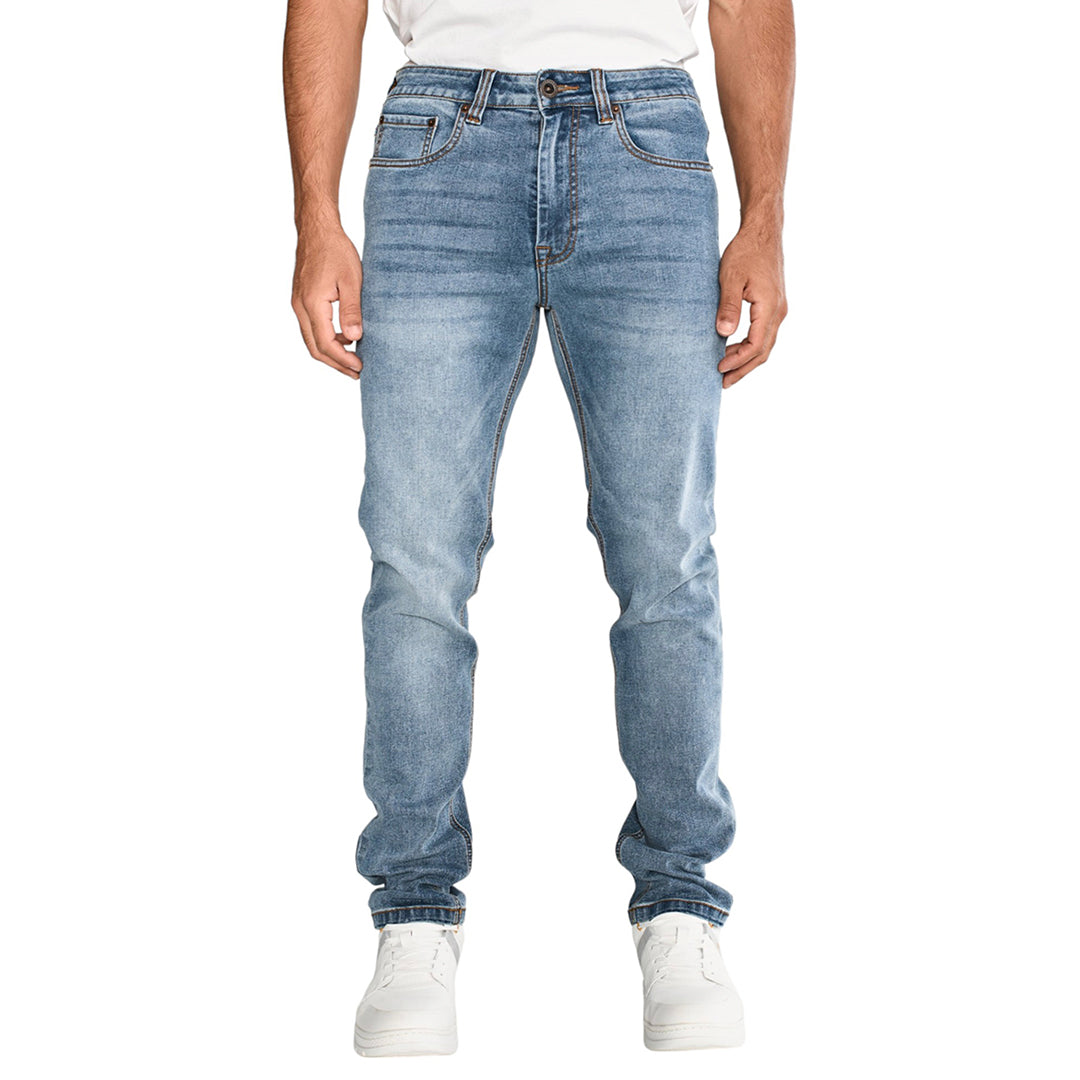 Jeans Triblend Skinny para hombre color marino