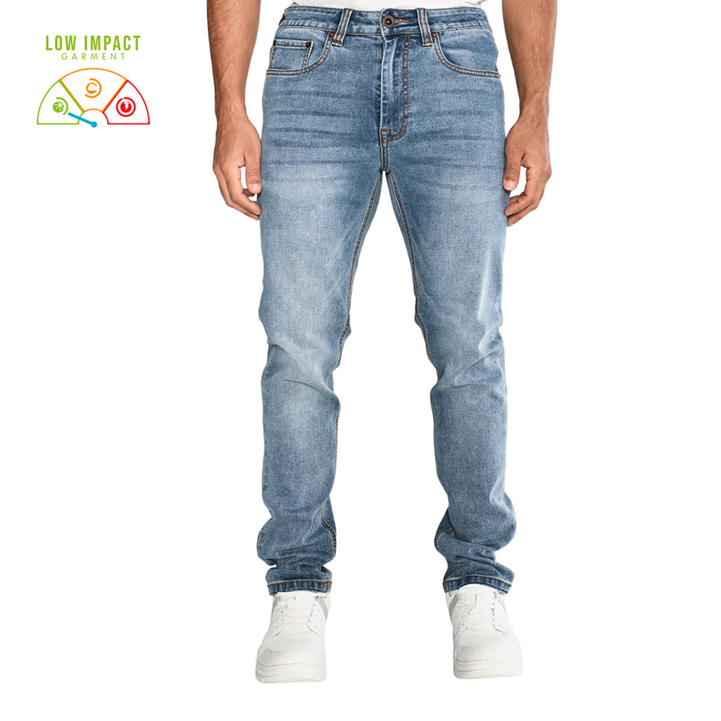 Jeans Triblend Skinny para hombre color marino