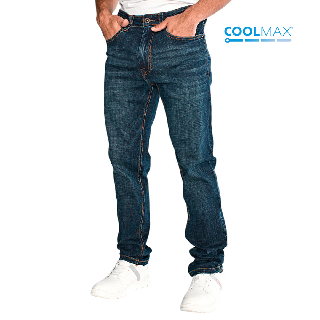 Jeans Coolmax Slim para hombre color sombra