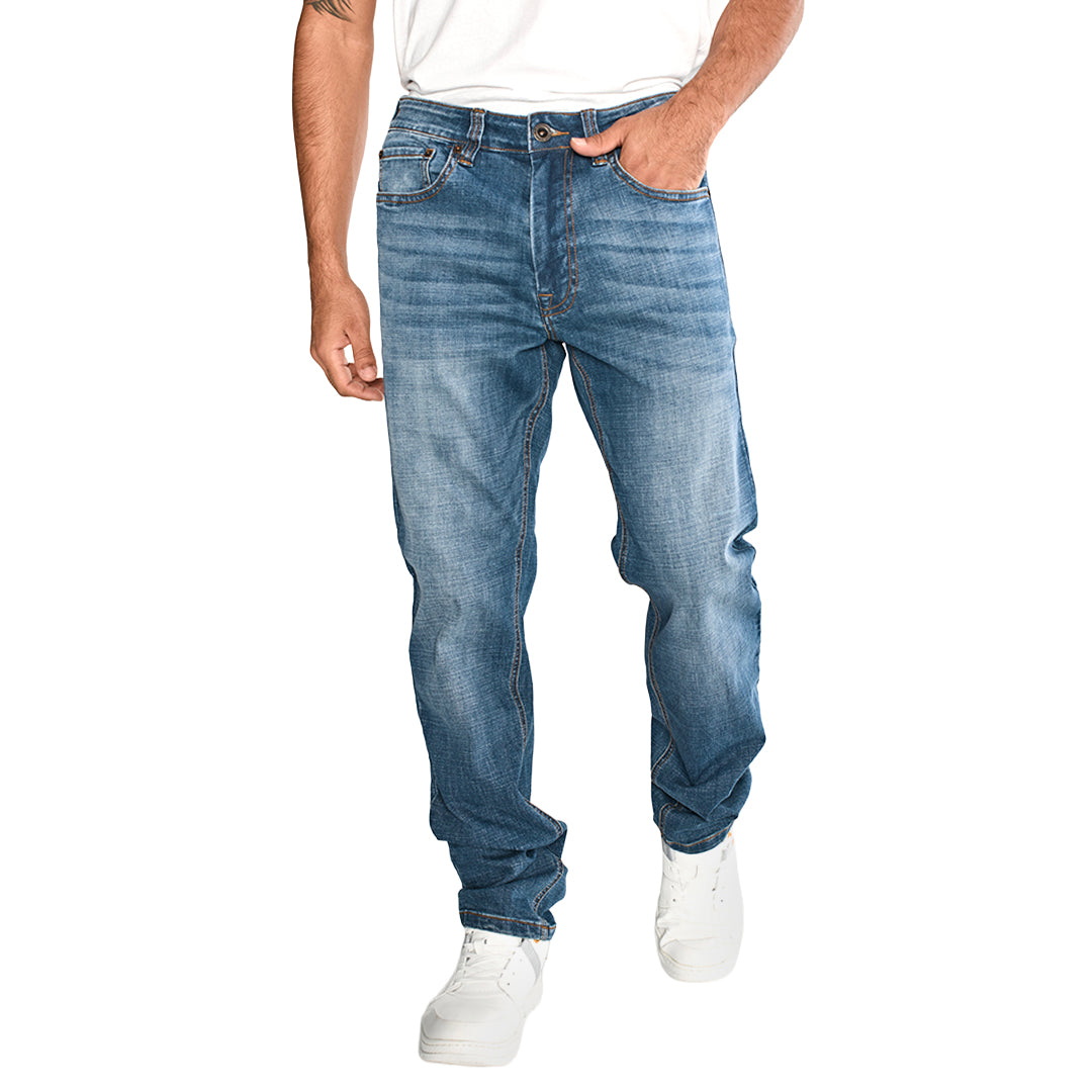 Jeans Coolmax Slim para hombre color navy