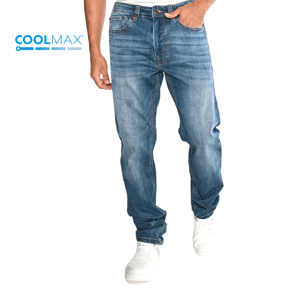 Jeans Coolmax Slim para hombre color navy