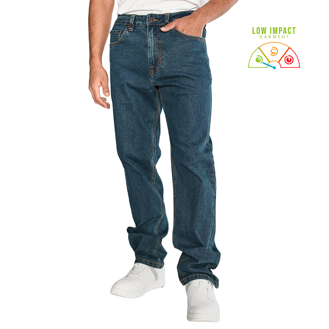 Jeans Triblend Straight para hombre color navy