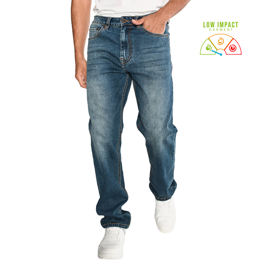 Jeans Triblend Straight para hombre color azul