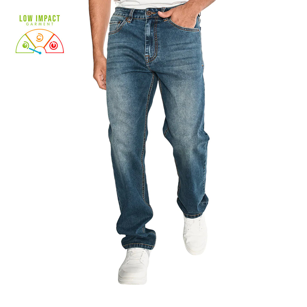 Jeans Triblend Straight para hombre color azul