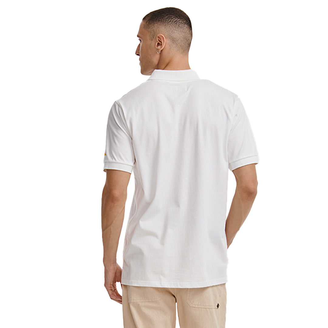 Camisa Polo Jersey para hombre color blanco