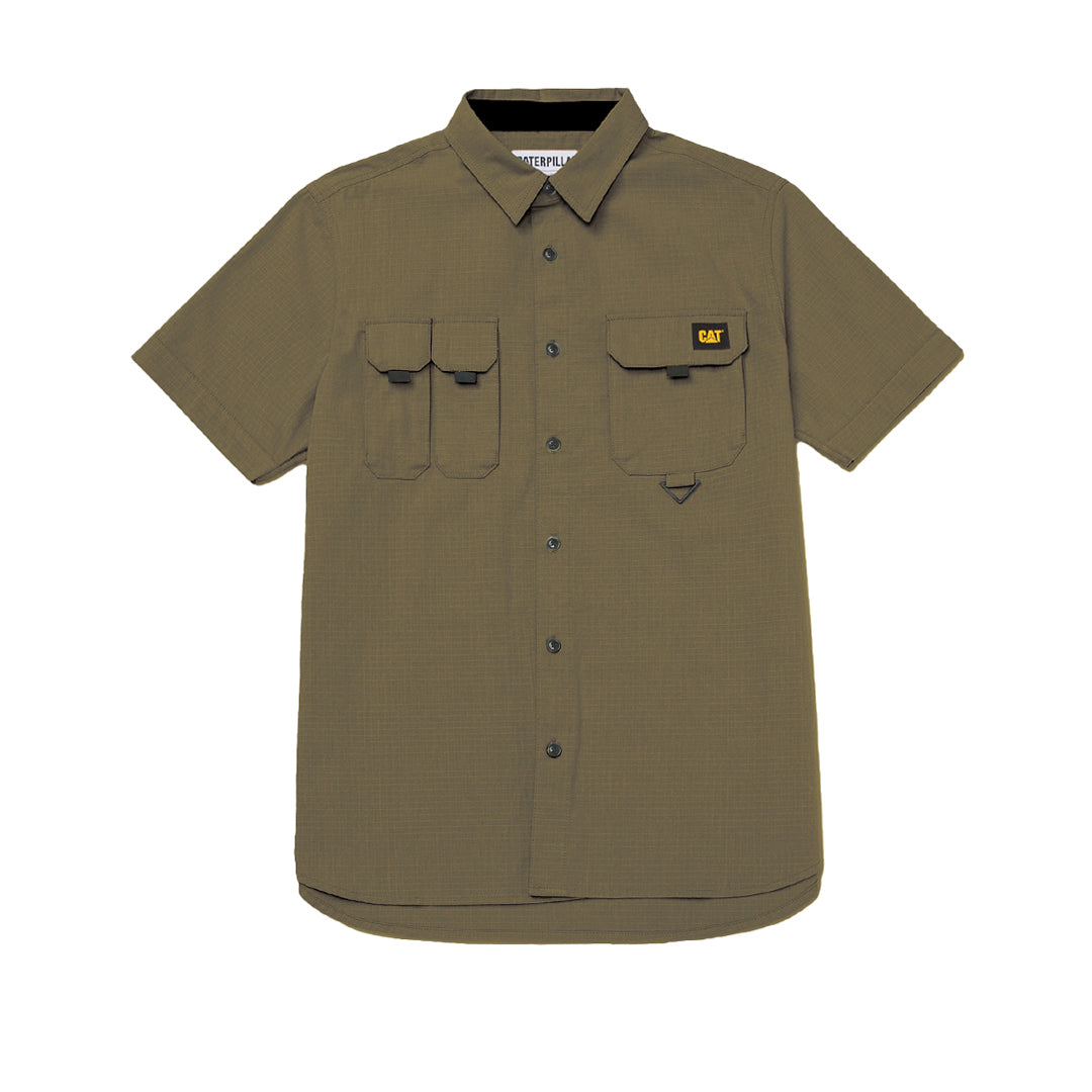Camisa Utility para hombre color olivo - Caterpillar Panamá