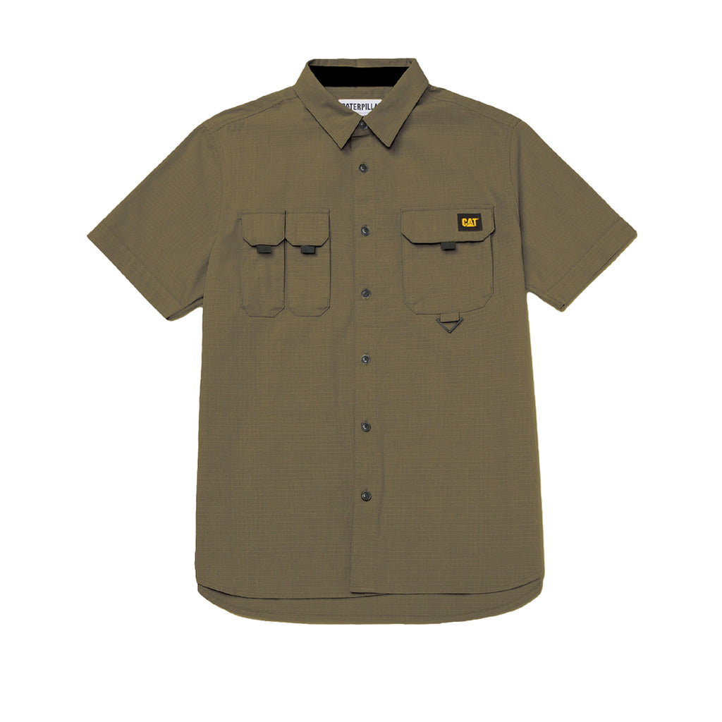 Camisa Utility para hombre color olivo