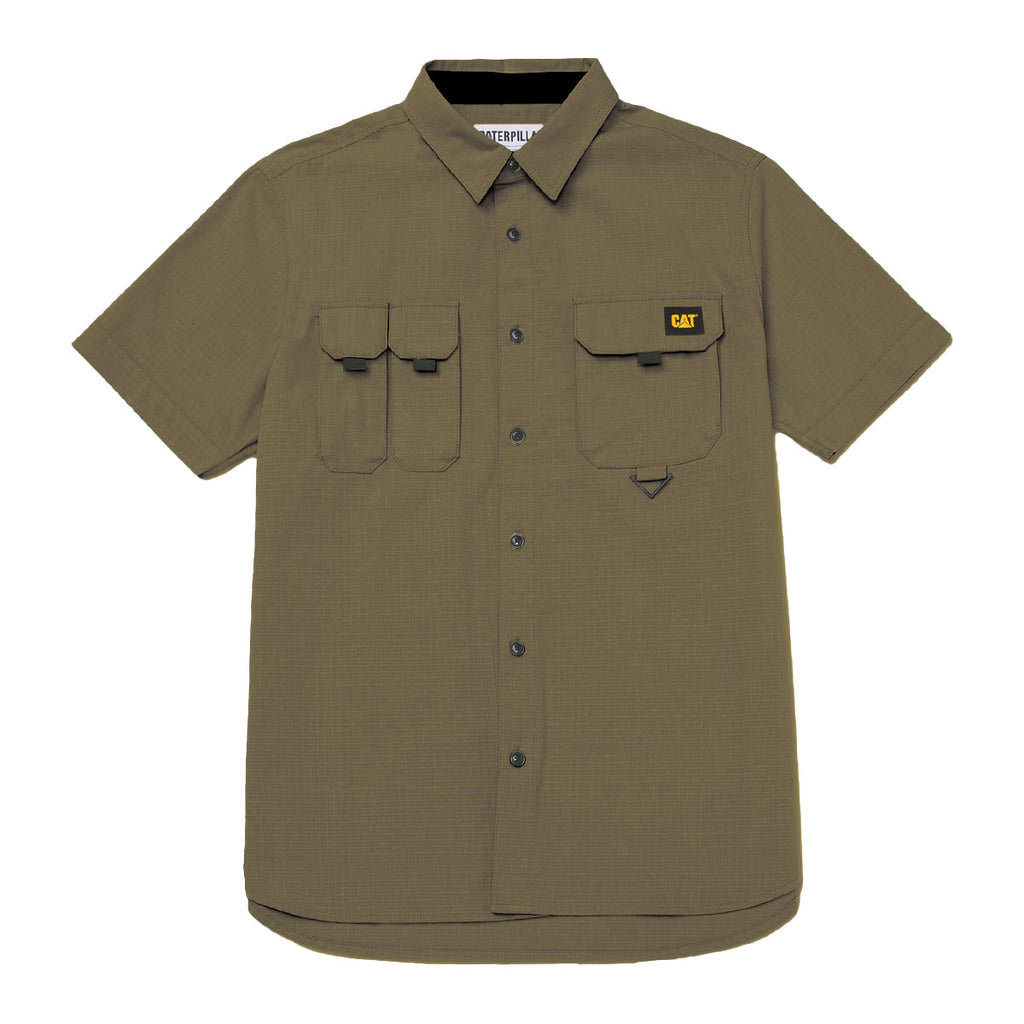 Camisa Utility para hombre color olivo