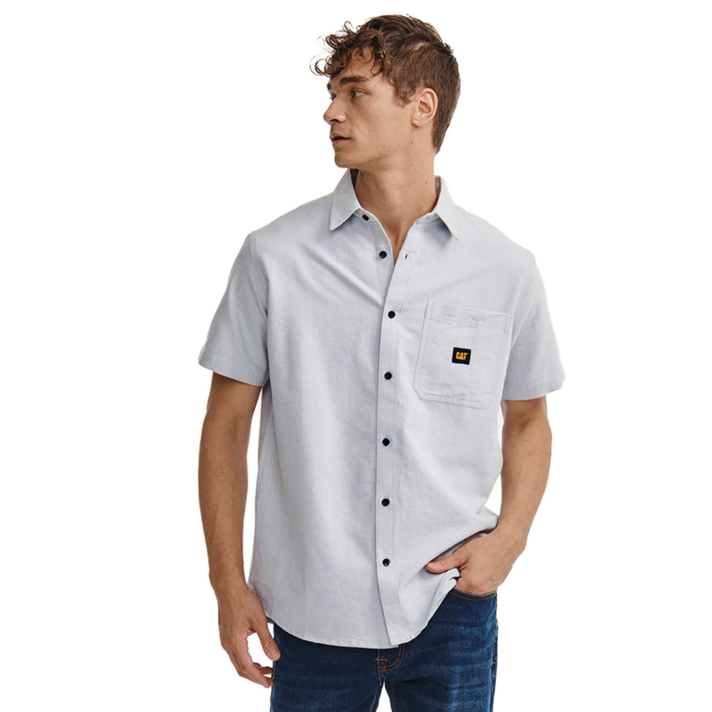 Camisa Oxford Relaxed para hombre color celeste