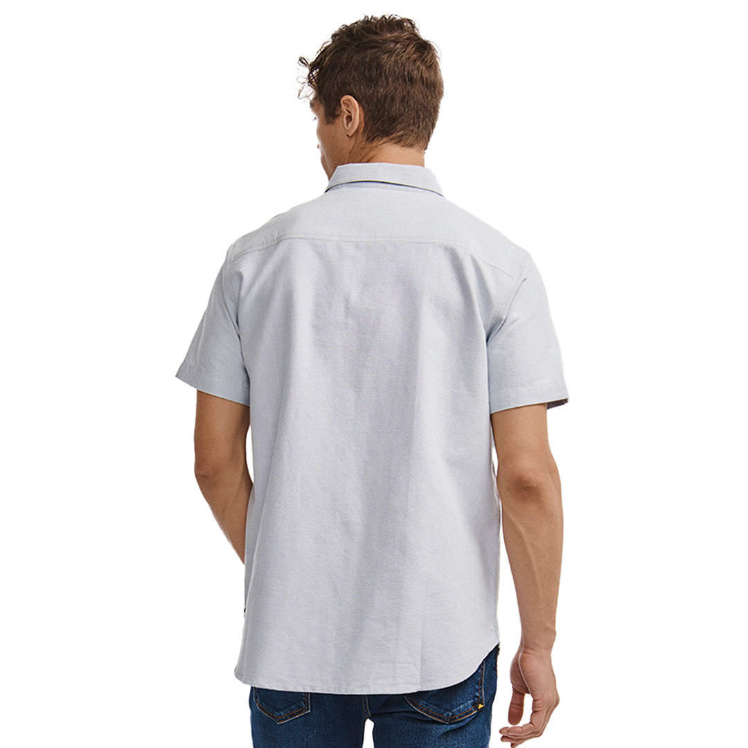 Camisa Oxford Relaxed para hombre color celeste