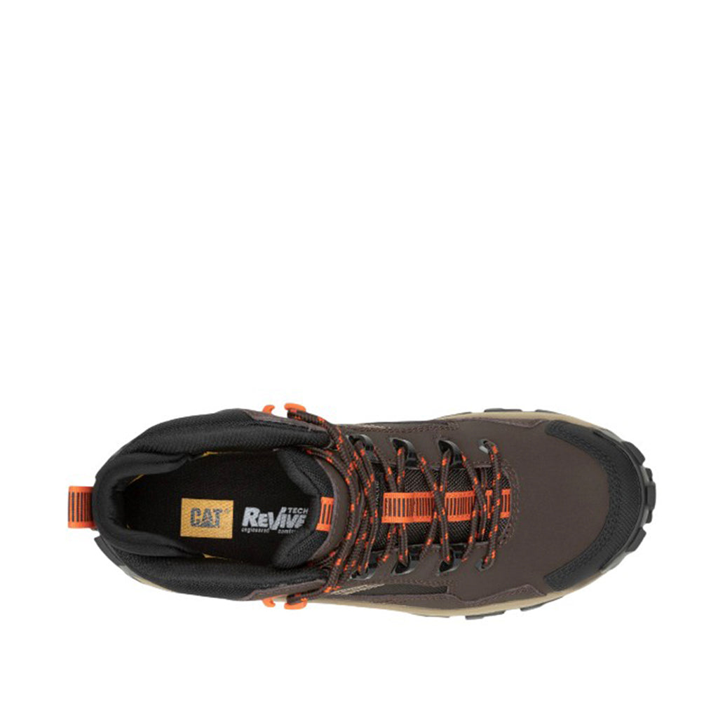 Botas industriales Invader Mid Vent CT para hombre color café