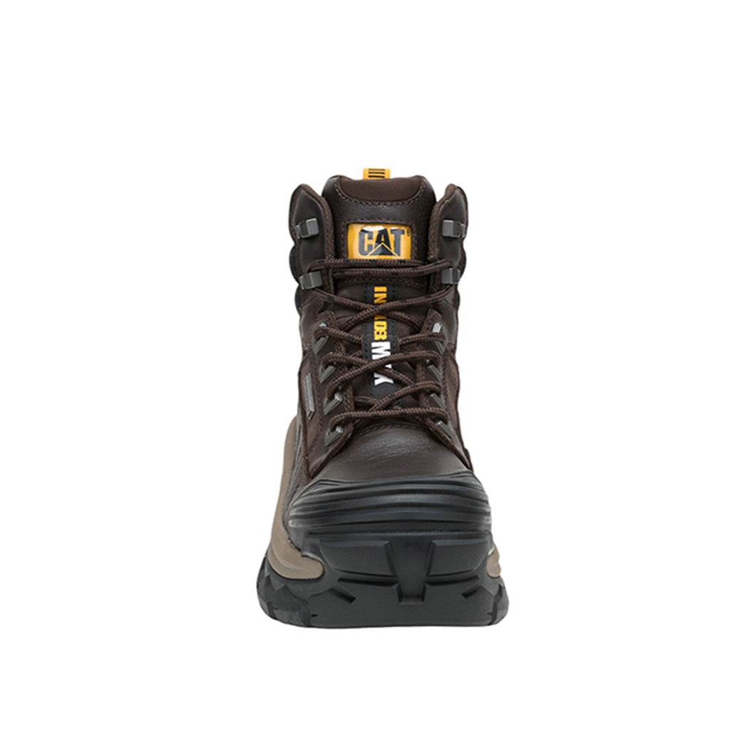 Botas industriales Invader Max WP CT para hombre color café