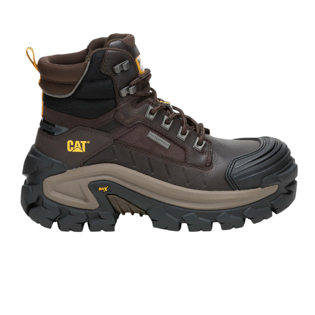 Botas industriales Invader Max WP CT para hombre color café