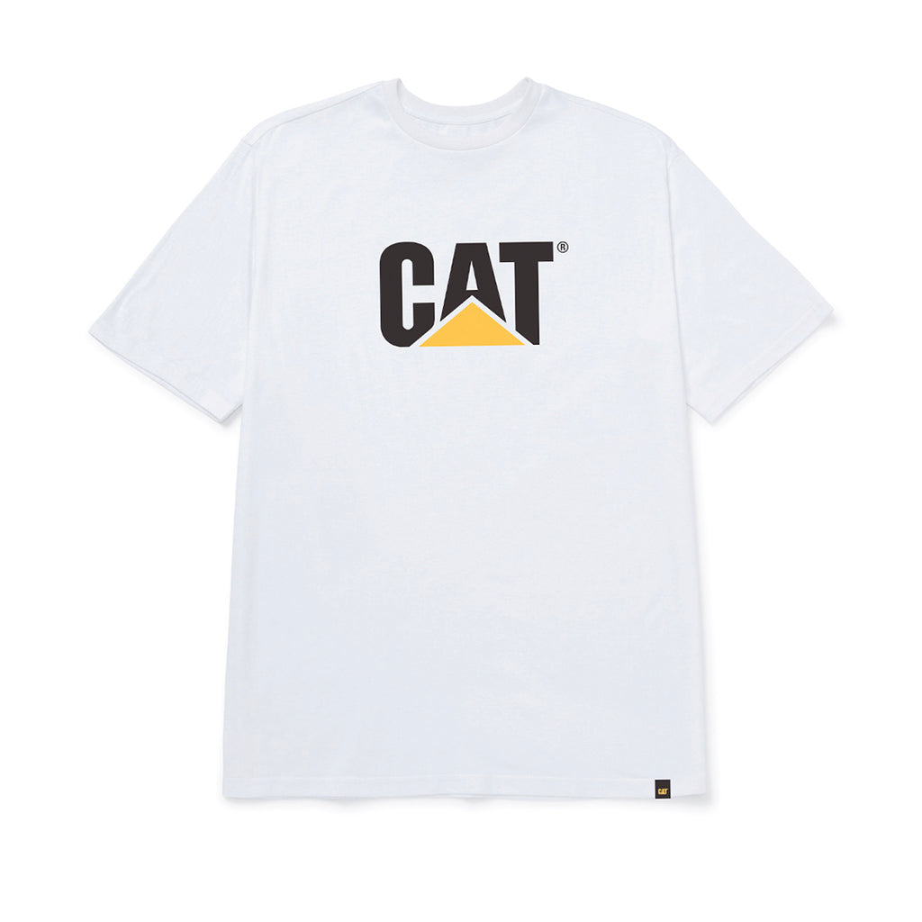 Camiseta Cat Logo para hombre color blanco
