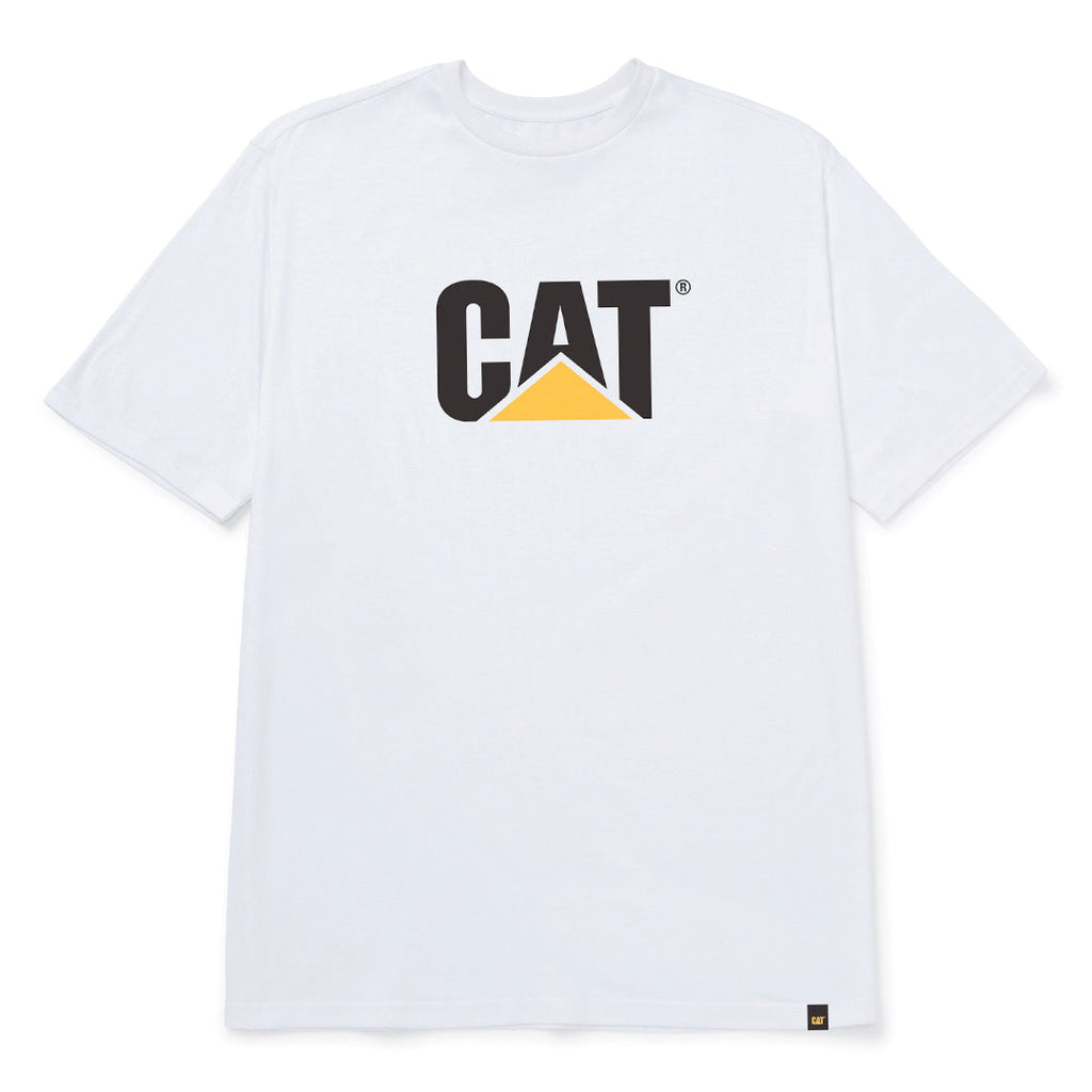Camiseta Cat Logo para hombre color blanco