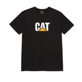 Camiseta Cat Logo para hombre color negro