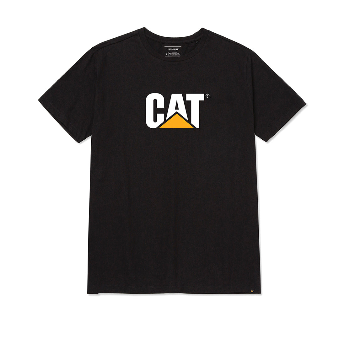Camiseta Cat Logo para hombre color negro