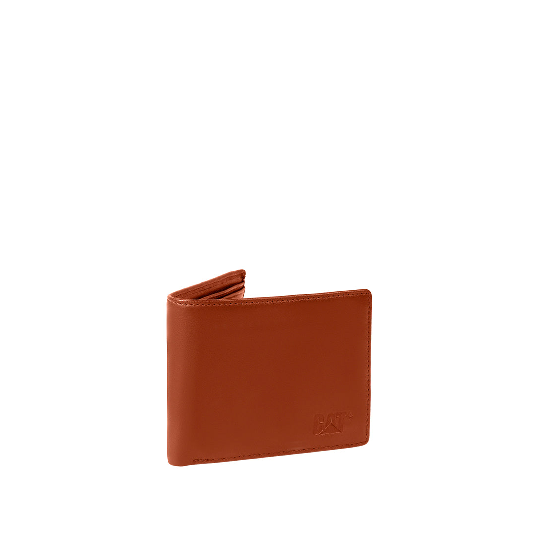 Billetera Ethiopian para hombre color cognac