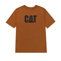 Camiseta Cat Logo para hombre color café