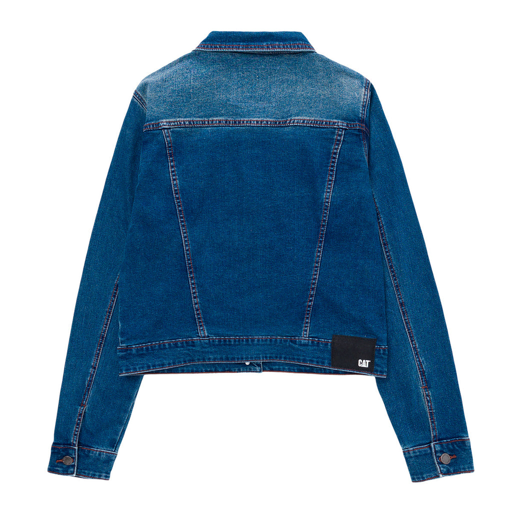 Jacket W Denim Jacket para mujer color azul
