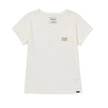 Camiseta Cat Logo para mujer color blanco