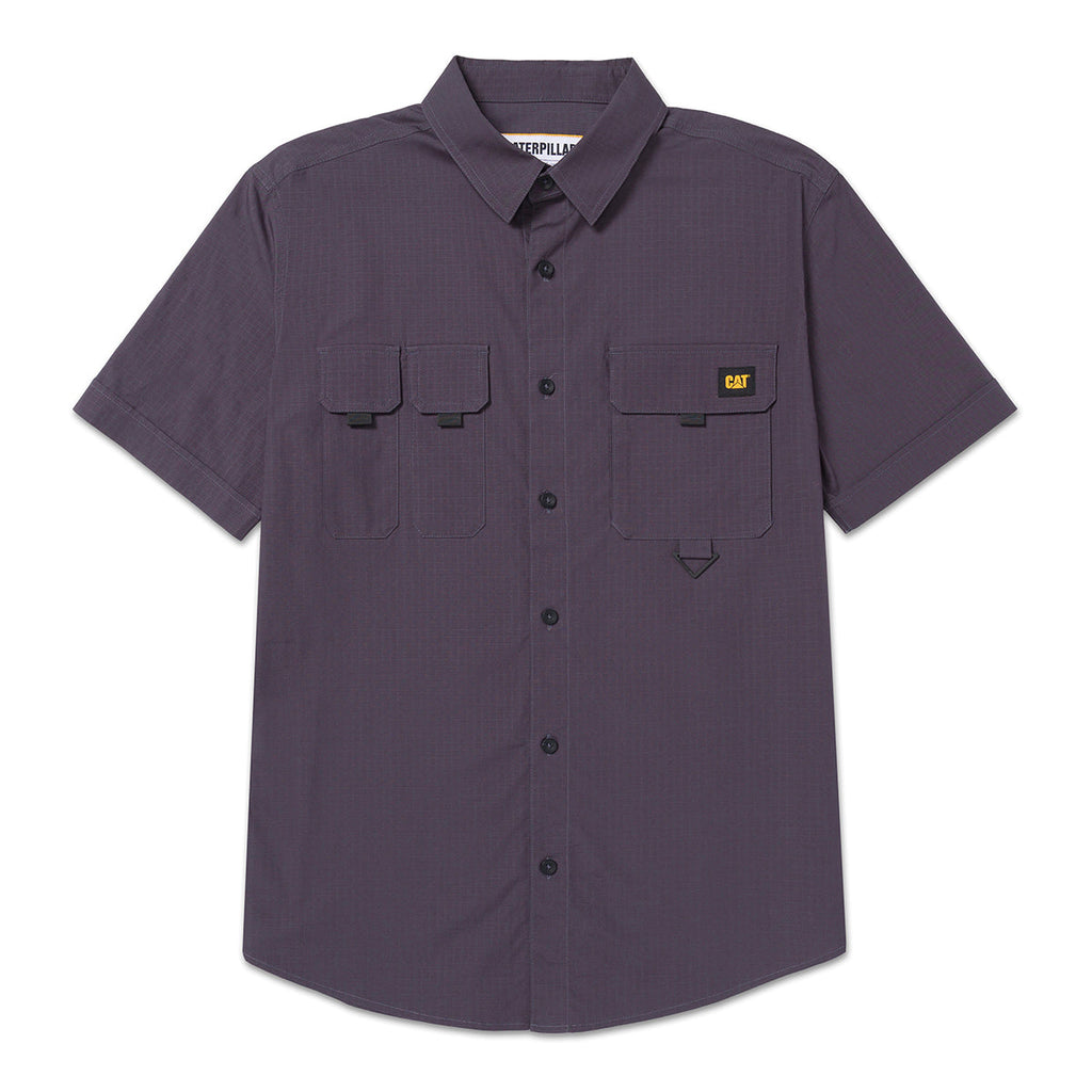 Camisa Utility para hombre color morado