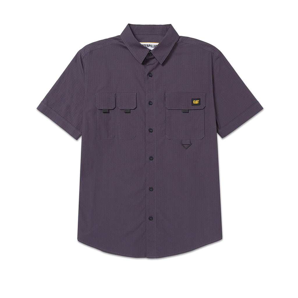Camisa Utility para hombre color morado