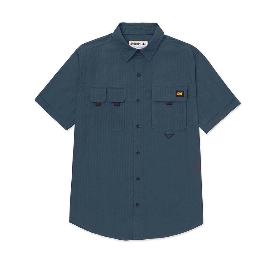 Camisa Utility para hombre color turqueza - Caterpillar Panamá