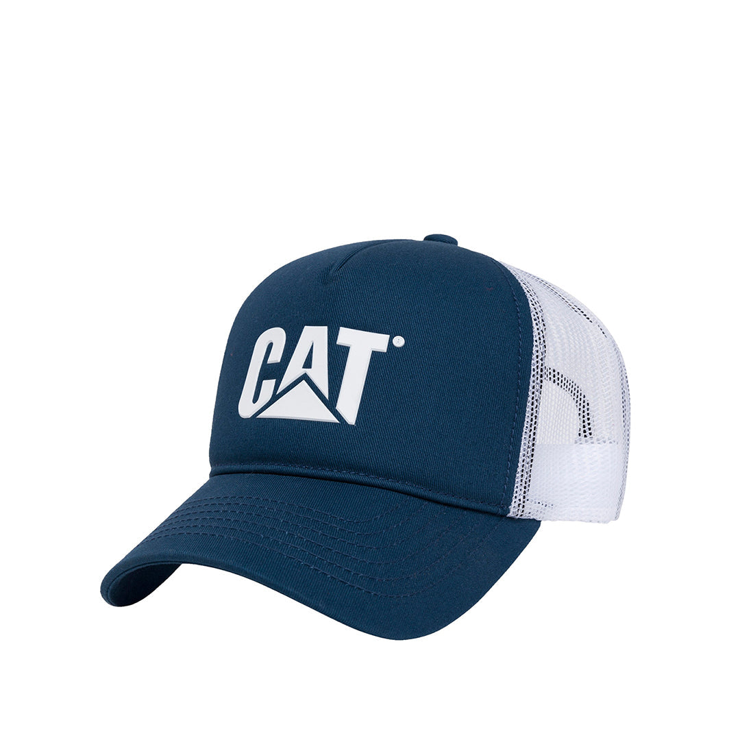 Gorra Cat Logo Mesh unisex color azul