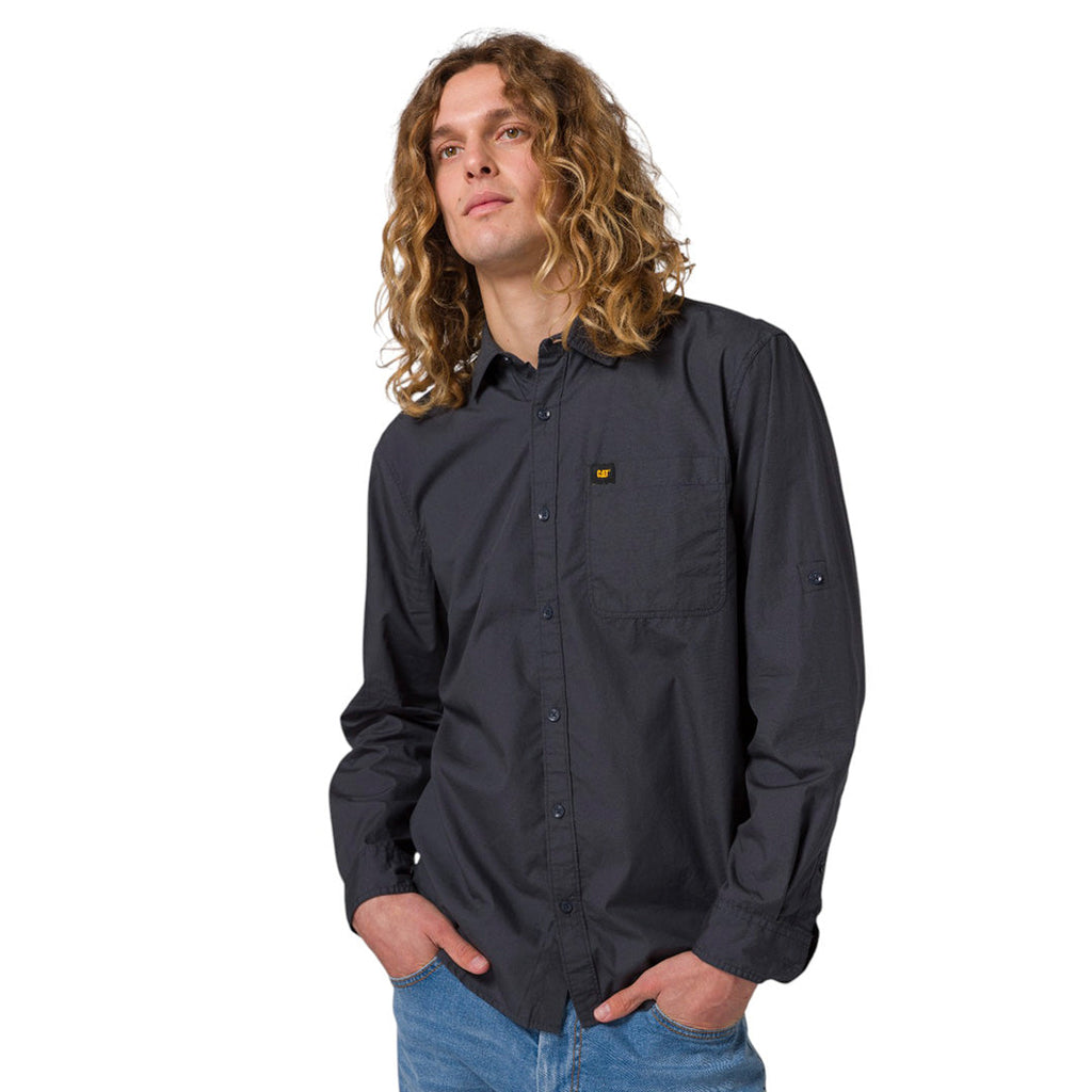 Camisa Foundation Convertible para hombre color azul oscuro
