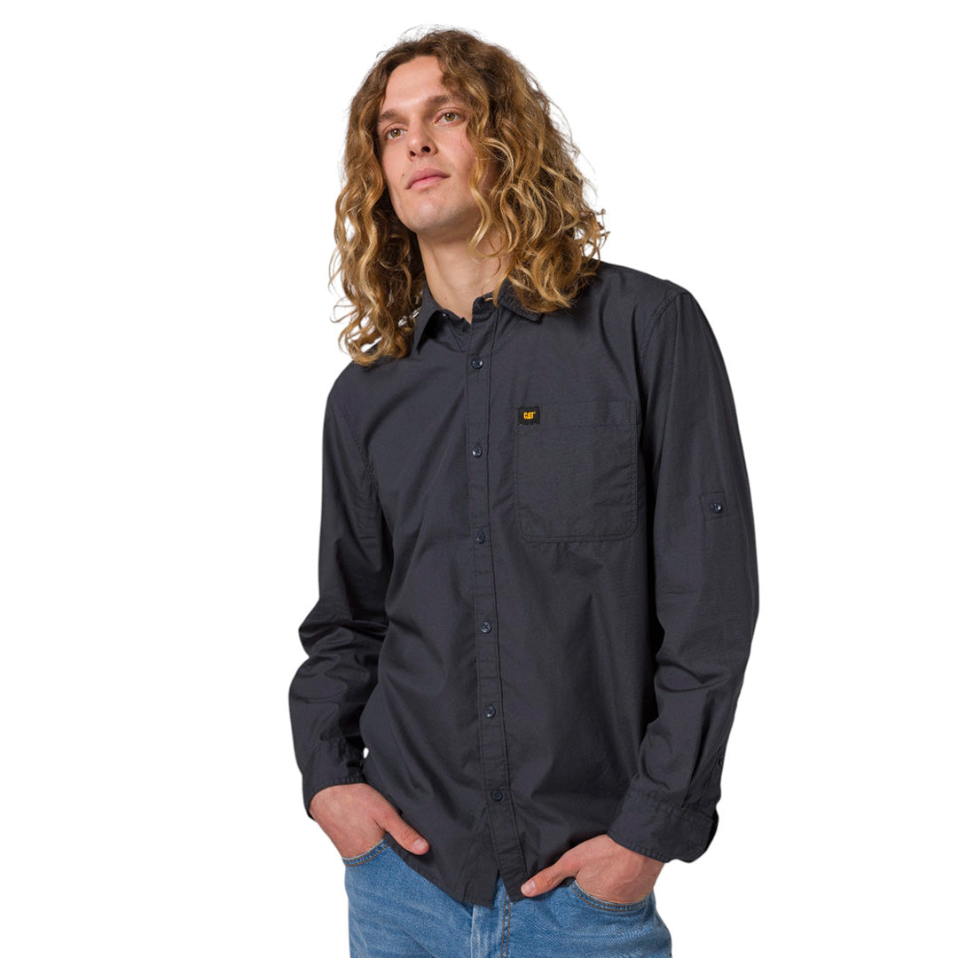 Camisa Foundation Convertible para hombre color azul oscuro